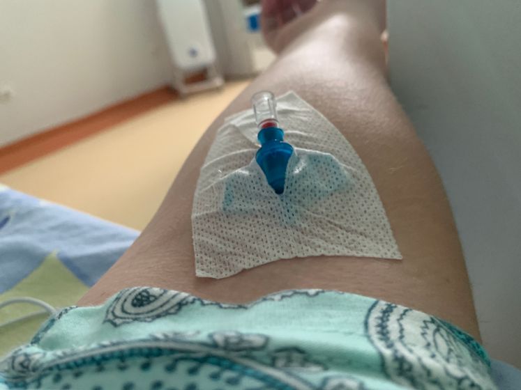 Госпитализация с кровотечением