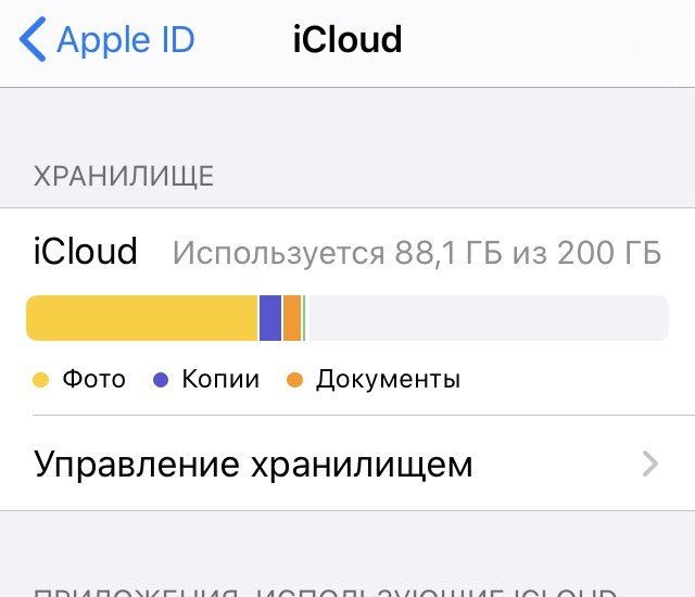Айклауд и вац ап