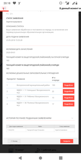 Очередь в сад, кто