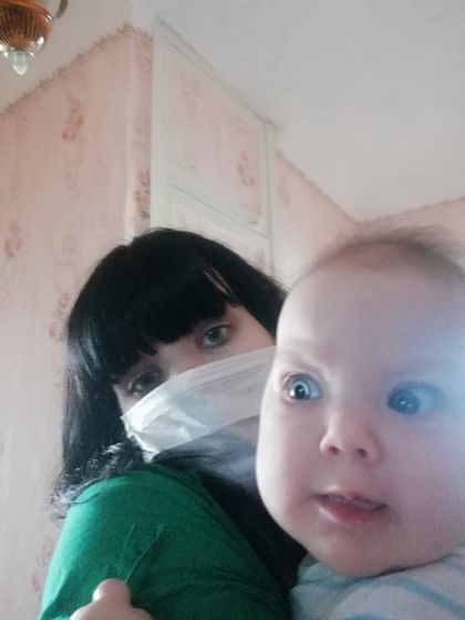 Заболела.заболела