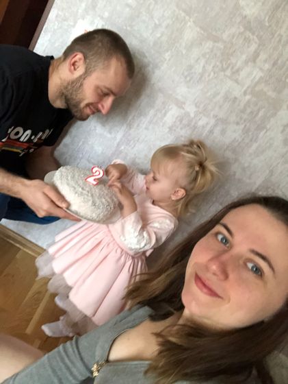 Моей крохе 2️⃣ годика
