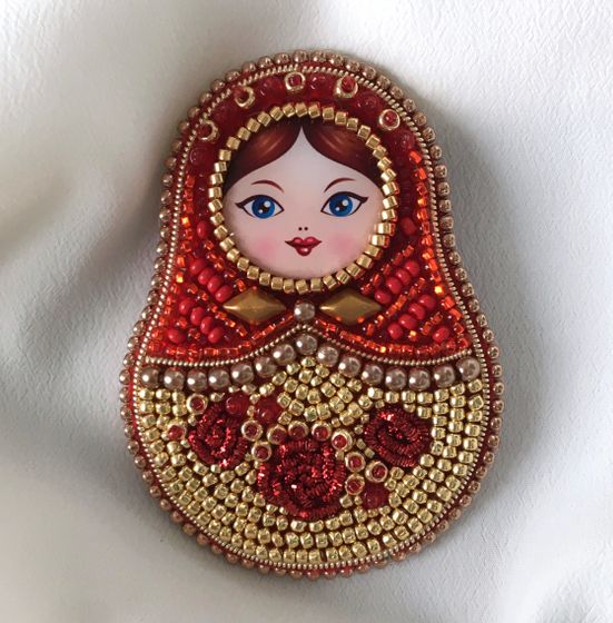 Мои броши (вышивка бисером)
