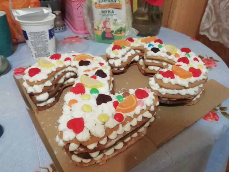 Вот мой первый тортик