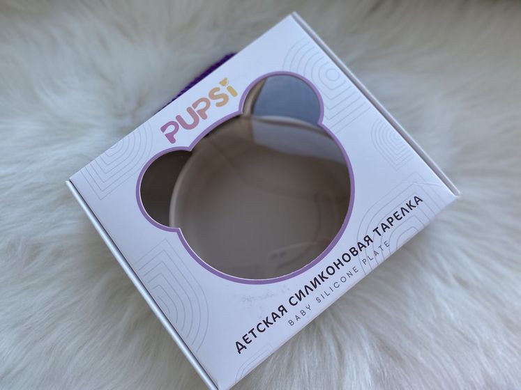 Силиконовая тарелка Pupsi
