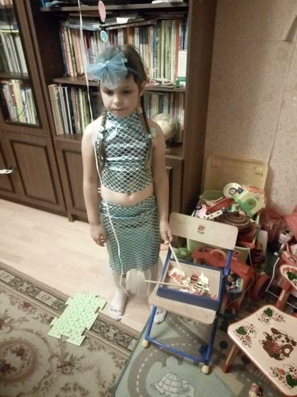 Русалочий День рождения. Анютке 8 лет
