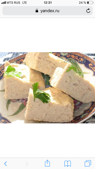 Мясное суфле
