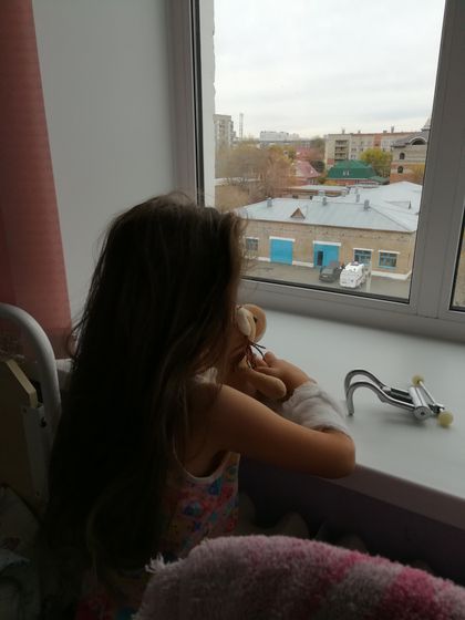 После операции!