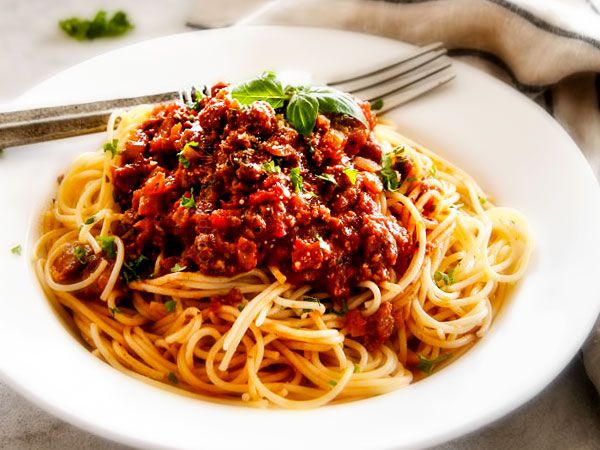 Рецепт классической пасты болоньезе