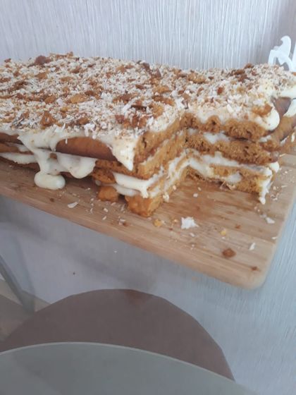 Мой любимый медовик, без