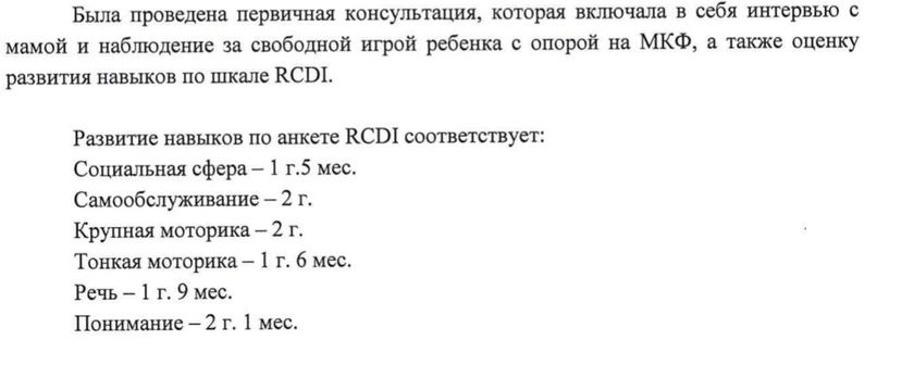 Оценка rcdi ados. Апельсинке 3,2