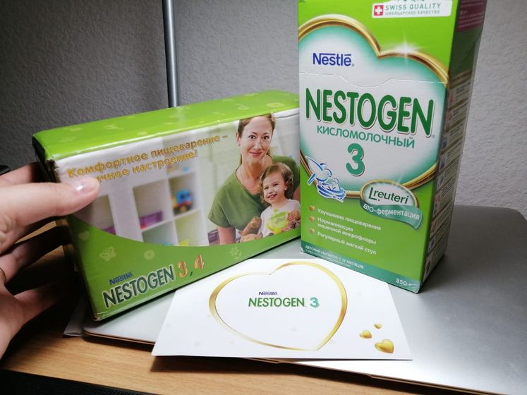 Отзыв о смеси Nestogen 3 кисломолочный
