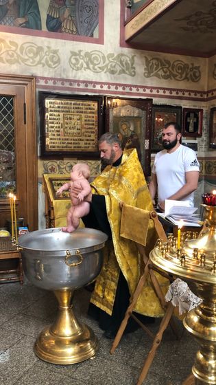 Покрестили Ксюшу 30.06.19