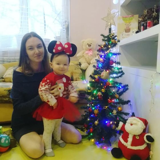 Вчера у нас был двойной праздник - НГ и 11 мес