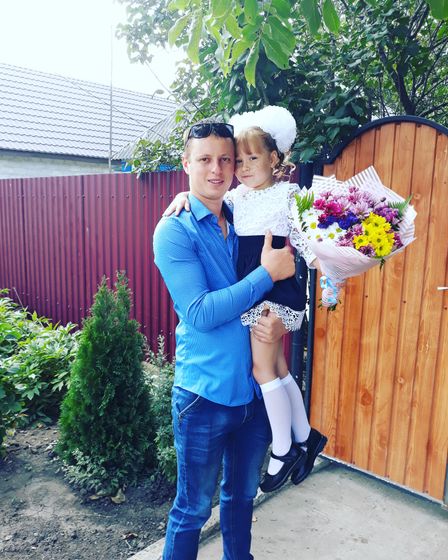 Наша первоклашка ???