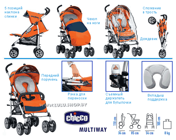 Коляска трость Chicco Multiway