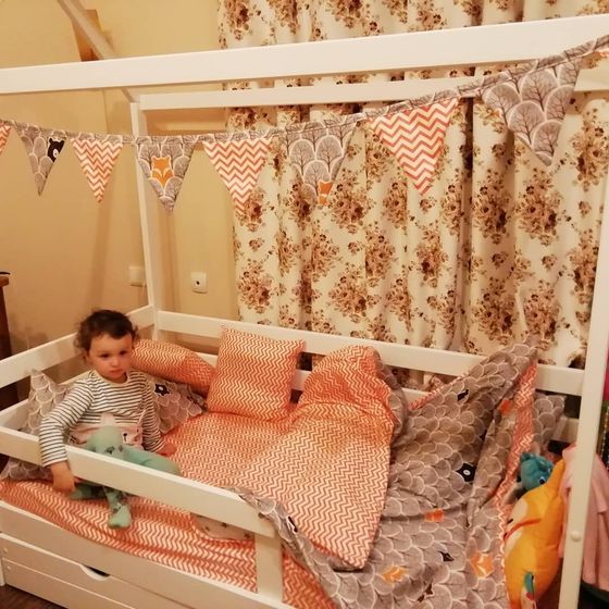 Наконец то наша новая кроватка)