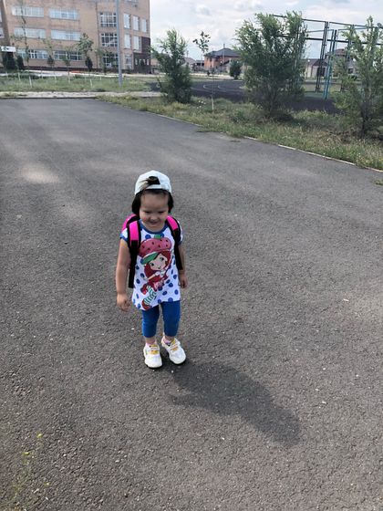 Первый день в саду