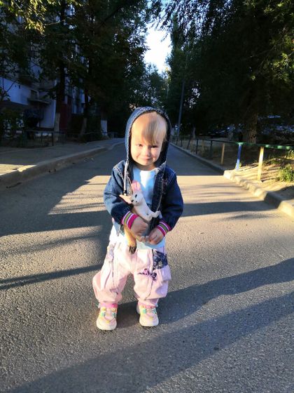 Первый раз в садик.