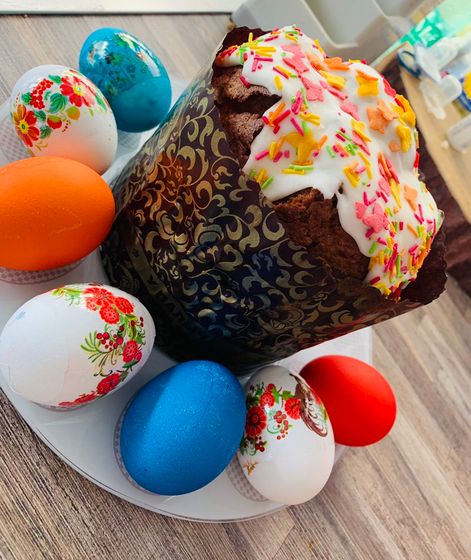 Куличи готовы?сегодня не успели