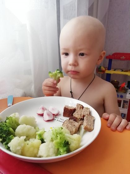 А что увас на обед?) ?