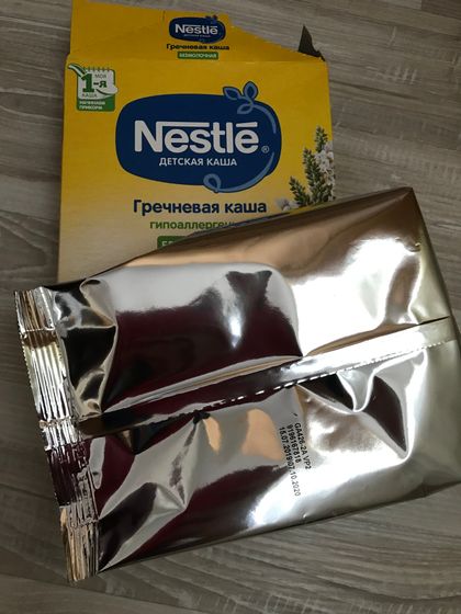 пюре Gerber и безмолочные кашки Nestle
