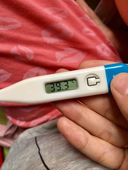 Температура 39 у старшего🤒😢