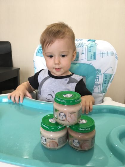 Мясное пюре Gerber - наш опыт!