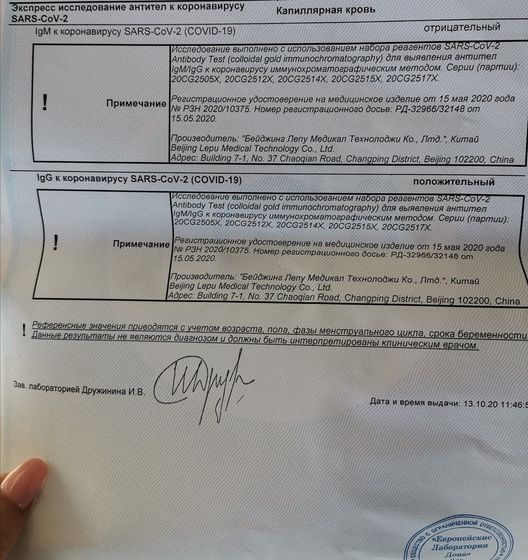 Я переболела?