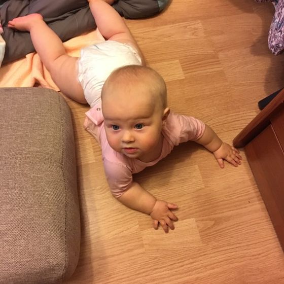 Поползла, ё-мое!!