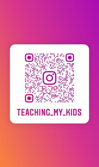 Инстаграм @teaching_my_kids