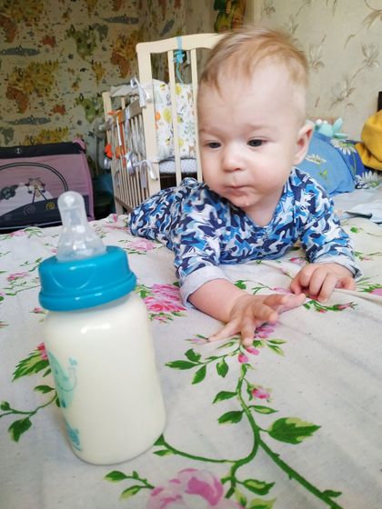 Нам сегодня 4 месяца))мой