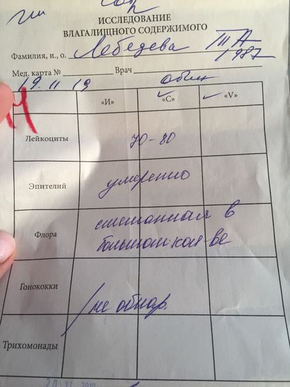 У кого было?