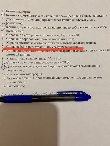 Справка о регистрации по месту жительства