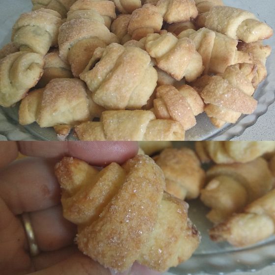 Творожные рогалики