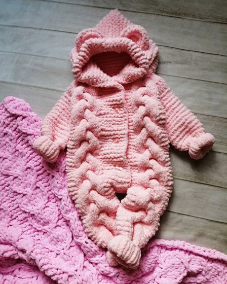 Плюшевый комбинезон для малышки❤️