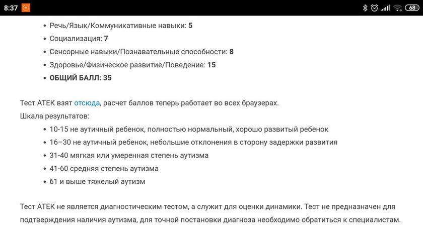 Динамика развития. ЗПРР +АЧ