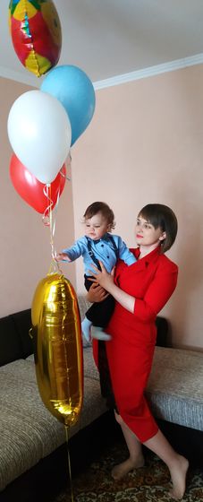 Годик сына в условиях