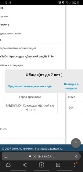 Детский сад очередь