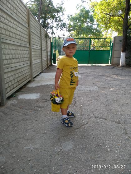 Вот и пошли мы в садик!!!