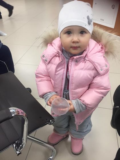 Очень крупная девочка