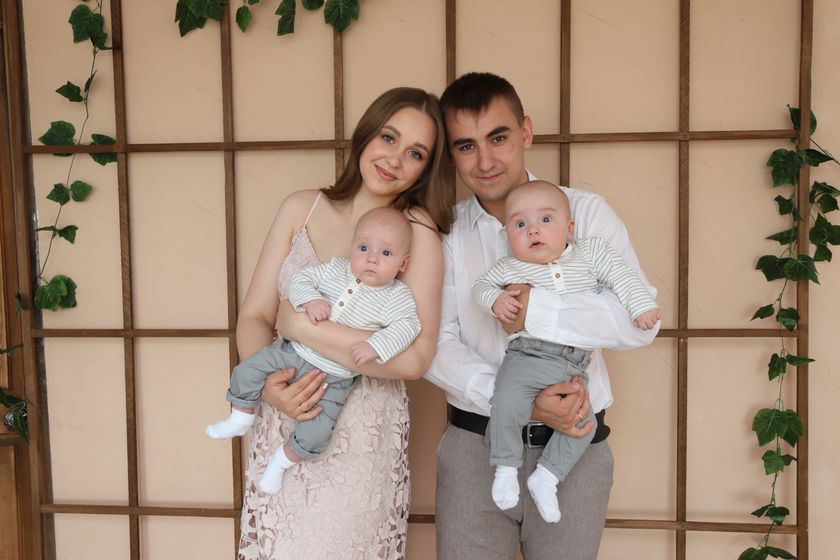 Наше двойное счастье 💙💙