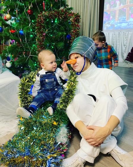Наша первая Ёлочка🐣😍❤️