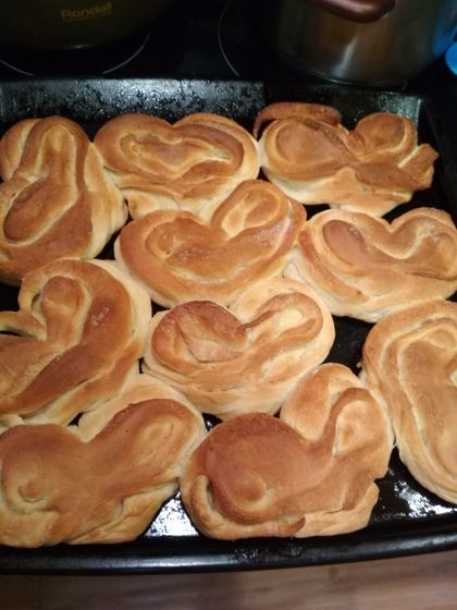 Плюшки из хлебопечки.