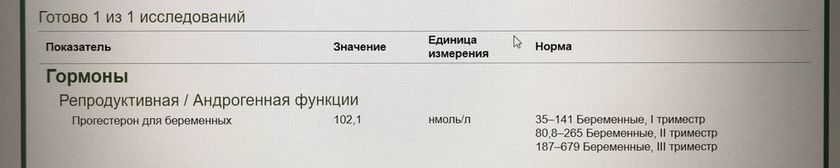 Прогестерон