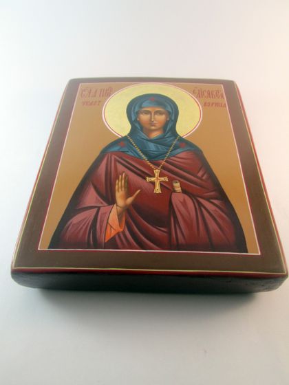 Рукописные иконы - Святая Нина и Чудотворица Елизавета.
