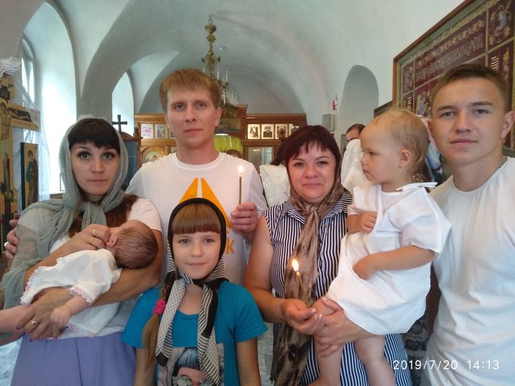 Крещение 4 моих детей Тюмень