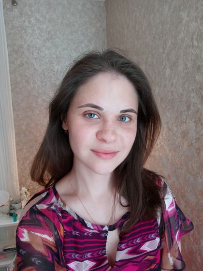 Пудровое напыление бровей.