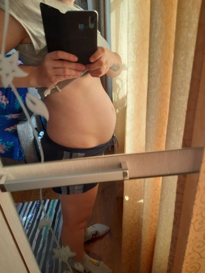 Растет животик🙃 Сходила в