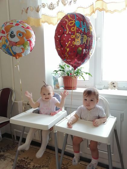 Нам 1 годик🎂🎉🎈