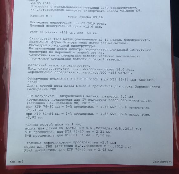 Плохой скрининг((